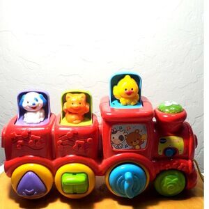 Toddler Toy Box Fisher Price Camera, Smart Pad, Vtech Animal Train 3 in the Set